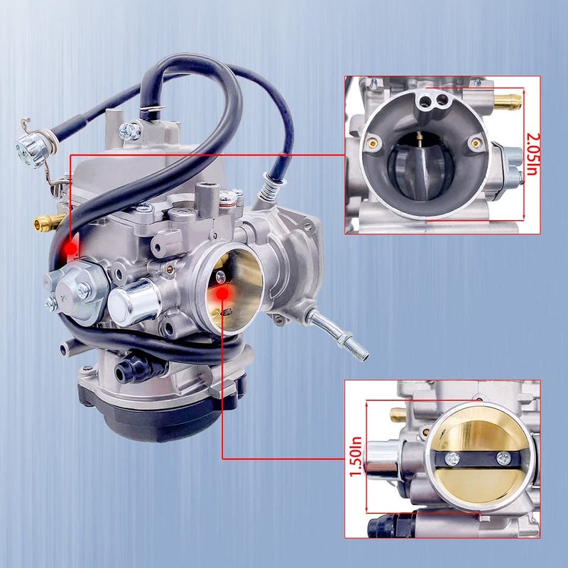 Aniro Moto NEW Carburetor Carb For YAMAHA GRIZZLY 350 YFM350 2007-2009 - YAMAHA YFM350 BRUIN 2004-2006 - YAMAHA YFM350 WOLVERINE 2006-2009 - Image 5